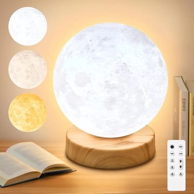 Daglichtlamp 10.000 Lux – UV-vrije Lichttherapie Lamp met Afstandsbediening – 3 Kleurtemperaturen – Timer & Dimmer – 360° Verlichting – Energieklasse F