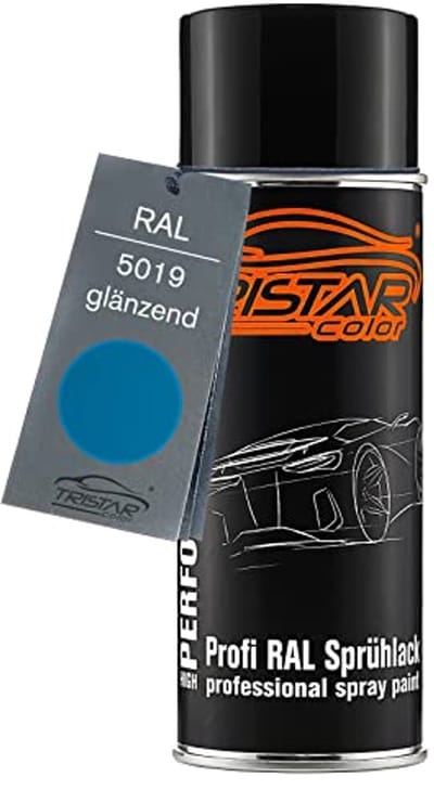 Spuitbus 400 ml Capriblauw Glanzend - Sneldrogende Acrylverf