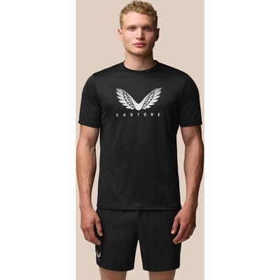 Heren Adapt Grafisch T-shirt Met Korte Mouwen - Zwart