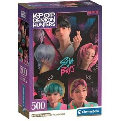 Clementoni - K-Pop Demon Hunters - Puzzle 1000 Pieces - Puzzle Adulte - Des 14 ans - Trio Huntrix -Rumi, Mira et Zoey - Netflix