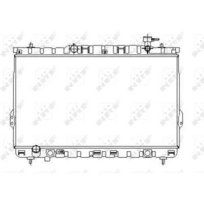 Radiator, motorkoeling NRF 53357