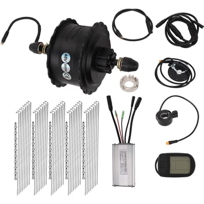48V 500W Naafmotor Kit Waterdichte Connector Elektrische Fiets Conversie Kit met Controller voor Sneeuwfiets 26 Inch