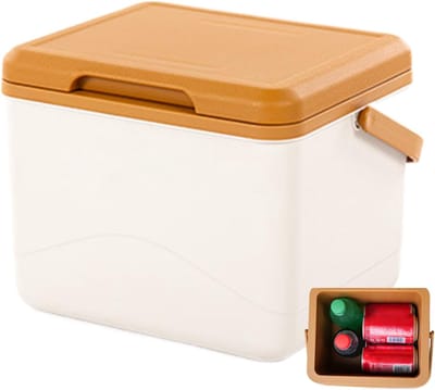 Reis Koelbox - Geïsoleerde Lunchtas - Picknick en Buiten - Lekvrij Ontwerp - 5 Liter Capaciteit - Wit