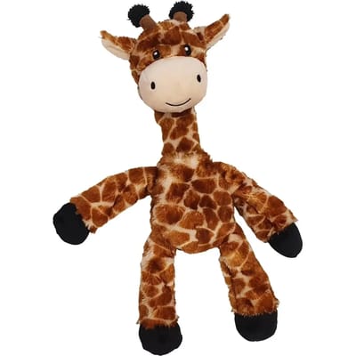 Giraffe pluche voor honden met touw Nobby Pet