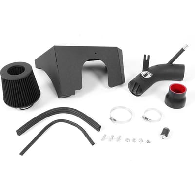 Kit d'admission d'air froid turbo Filtre à air Colliers Durites Convient pour Cadillac ATS CTS 2.0T gray