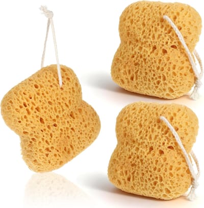 Sponzen, grotere natuurlijke sponzen voor het lichaam, vrouwen en mannen, peelingspons voor lichaamswas, zacht en diep, ultrazacht