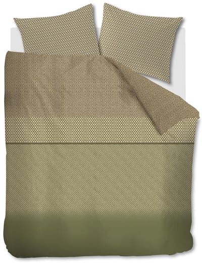 Beddinghouse Jimmy dekbedovertrek - Lits-Jumeaux XL - 260x200/220 - Groen