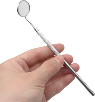 Mondspiegel I Tandarts Spiegel l Sterke Zoom I Tandverzorging I RVS I 16 CM