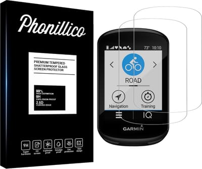 Screenprotector voor Gps Garmin Edge 530 / 830 - 2 stuks Beschermglas van glas Transparante glazen schermbeschermfolie