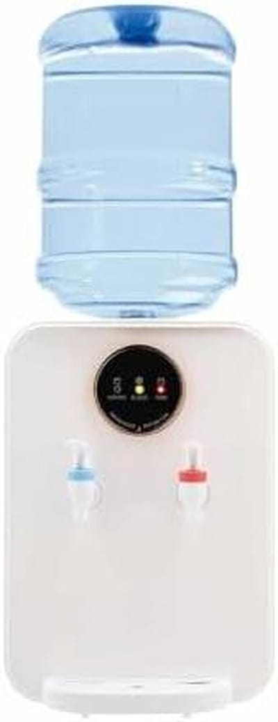 Waterdispenser Bovenlader - Waterkoeler Drankdispenser - Direct Drinken - 3 Temperatuurstanden - Geschikt voor 4.5-18.9L flessen - Wit