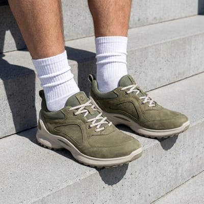 Ecco Ecco Biom Energi M Sneakers groen Leer