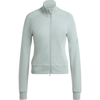 Adidas Sportswear Soft Lux Slim-Fit Sportjack - Dames - Groen