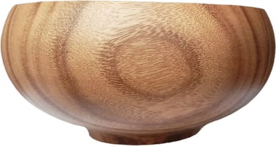 Floz Design houten schaal op voetje - houten saladeschaal, fruitschaal, serveerschaal - 22 cm - fairtrade