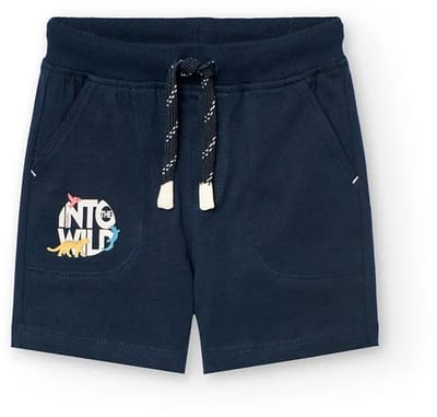 Boboli Knit Basic Korte Broek Blauw 12 Months Kinderen