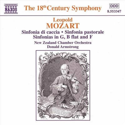 New Zealand Chamber Orchestra, Donald Armstrong - Leopold Mozart: Sinfonias (CD)
