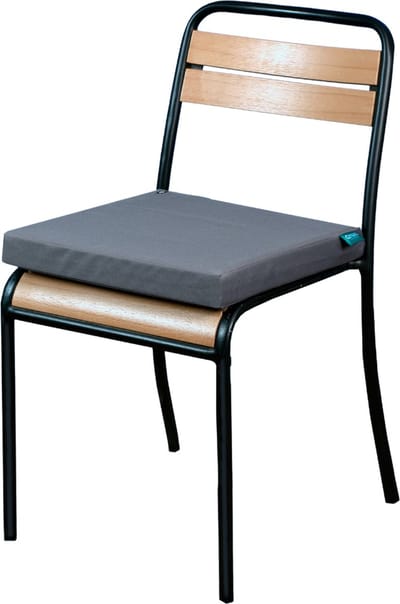 Qnuss Elektrisch Outdoor WarmteKussen - Infrarood Terrasverwarmer - Waterafstotend Oxford - Duurzaam & Energiebesparend - 40x40cm - Grijs - Inclusief Powerbank
