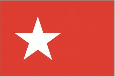 Vlag Maastricht 30x45cm
