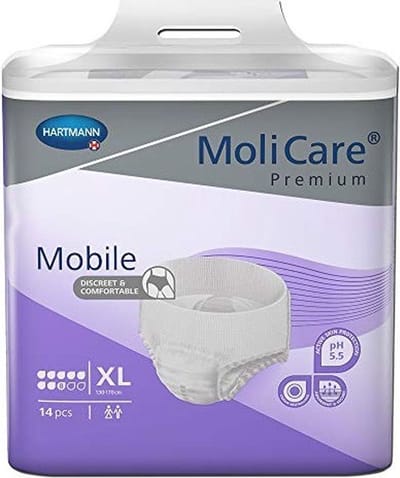 Hartmann MoliCare Mobile 8 gouttes XL - 4 paquets de 14 protections