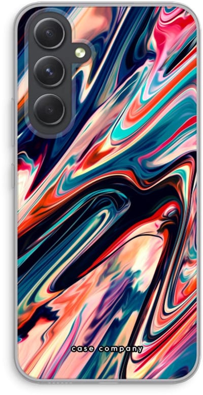 Case Company® - Hoesje geschikt voor Samsung Galaxy A54 hoesje - Quantum Being - Soft Cover Telefoonhoesje - Bescherming aan alle Kanten en Schermrand