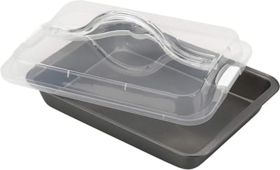 Bakpan Langwerpig - Bakvorm Deksel - Eten Meenemen - Antikleef Laag - 9 x 13 inch - Geen