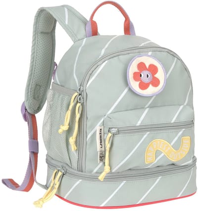 Lässig rugzak Happy Trails Mini Backpack 6,5L Flower grijs