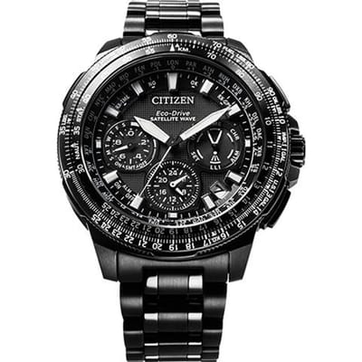CITIZEN Eco-Drive Serie Eeuwigdurende Kalender Satelliet Tijdssynchronisatie Multifunctioneel Zakelijk Sport en Vrije Tijd Zonnekracht Kwarts Staal St CC9025-51E zwart