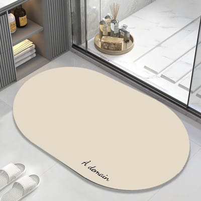 Eenvoudige Diatomeeënaarde Mat Badkamer Antislip Zachte Mat Absorberend Tapijt Deurmat 60 * 90 (diatom mud)