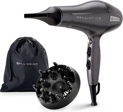 Bellissima 11859 haardroger 2200 W Grijs, Zilver