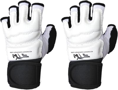 Halve Bokshandschoenen - Vechtsport Handschoenen - Training Vechtsporten - Ademend Hol Handpalm - Verstelbare Polsband - Meerkleurig