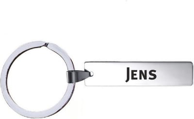 Sleutelhanger Met Naam - Jens - RVS