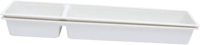 Voerbak Kippen - Pluimvee Voerbak - Voeren van Pluimvee - Stevige Constructie - 54 x 109 x 61 cm - Wit