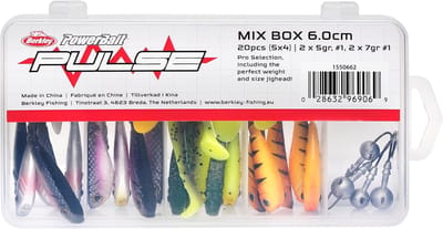 Zachte Rubberen Vis Lure Set met Jig Kop Haken - Paddle Tail Baits