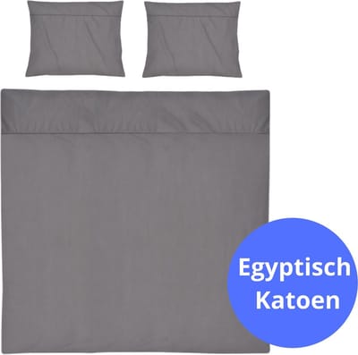 Papillon Monte Carlo Dekbedovertrek Grijs - 140x200/220 cm - Zeer Hoogwaardige Kwaliteit - Super Zacht