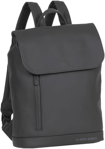 New Rebels Daley Rugzak 10L Waterafstotend - Stijlvolle rugzak met meerdere opbergvakken - Verstelbare schouderbanden - Duurzaam en lichtgewicht ontwerp - Schouderrugzak voor unisex - Zwart