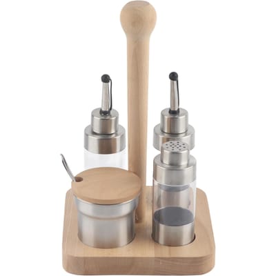 Kruet Specerij Peper Potje Doos Kruiden Opbergcontainer Pot Rek Set Keuken Koken gray
