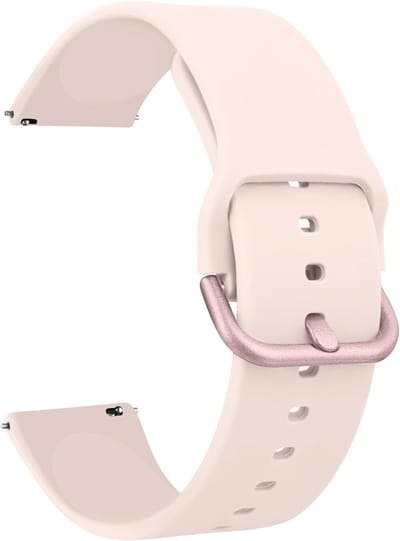 Vervangende Smartwatch Band van Zacht Silicone met Snelle Bevestiging voor 20 mm en 22 mm Horloges voor Mannen en Vrouwen