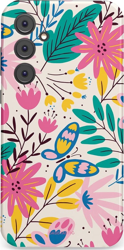 Casetastic Hoesje Geschikt voor Samsung A35 - Stijlvolle Beschermende Duo-layer Case - Lente Leven