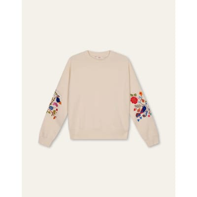 Oilily - Harper sweat l/s crew top - Wit - S