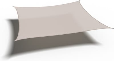 Platinum Sun & Shade - Coolfit - Schaduwdoek – Vierkant - 360x360cm – Greige – 5 jaar garantie - 95% UV protectie – Sterk geweven 285 g/m² - Hoge kleurechtheid