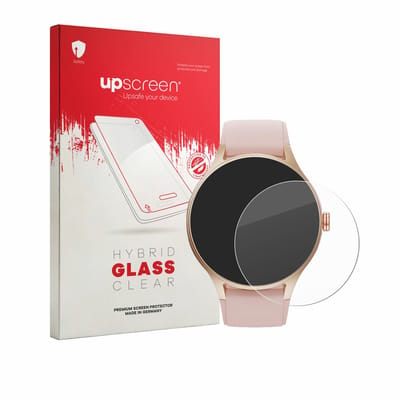 upscreen - Screenprotector voor Woneligo Smartwatch 1.57" - Folie Beschermfolie Beschermglas transparant