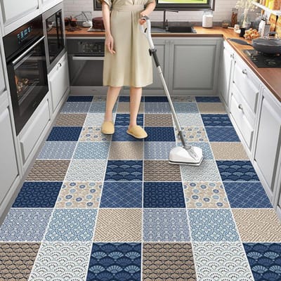 Speciale vloermat voor de keuken Oliebestendig tapijt Waterdicht tapijt Antislip tapijt Veeg- en wasvrij Eenvoudige tapijtdeurmat customized
