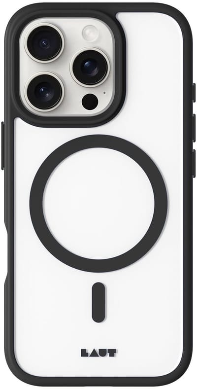 LAUT HUEX PROTECT Hoesje, Mat, Soft-Touch Afwerking, MagSafe® Compatibel, IMPKT Cell® Valbescherming, iPhone 16 Pro Max Cover