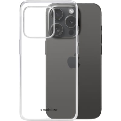 Mobilize iPhone 15 Pro Siliconen (TPU) Hoesje Transparant