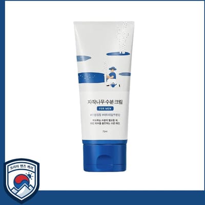 [ROUND LAB] Crème Hydratante au Jus de Bouleau pour Hommes (75ml) - Bouclier d'Hydratation Avancé de la Surface Cutanée & Booster Fraîcheur Contrôle du Sébum