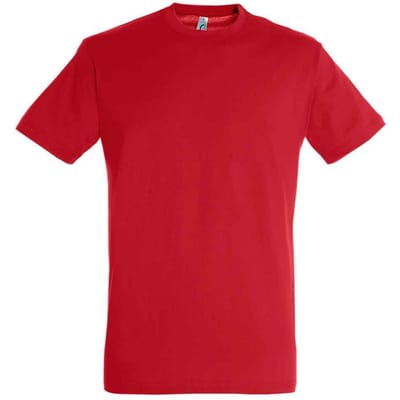 SOLS Unisex Regent T-shirt voor volwassenen (Rood)