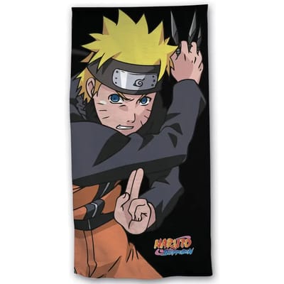 Katoenen strandlaken Educa Borras Naruto Shippuden