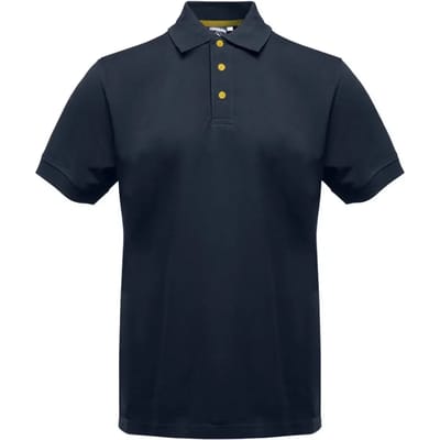 Polo met contrasterende knopen Pen Duick