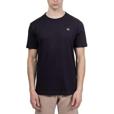 T-shirt Korte Mouw Calvin Klein Jeans T-shirt coupe regular noir