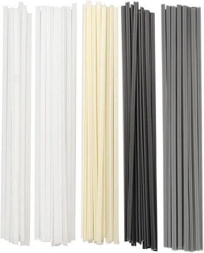 50x Kunststof Lasstaven Set - PP, PE, ABS, PVC voor Kunststof Reparatie en Lassen