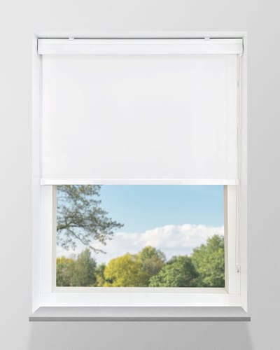 Rolgordijn Lichtdoorlatend - Wit - 50x175cm - Full Colour - Met Cassette